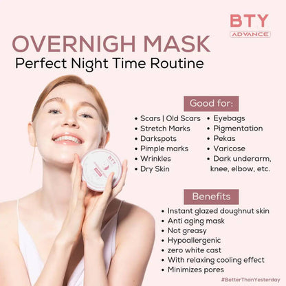 BTY Advance Trio - Instaglow, Sun Stick, Overnight Mask