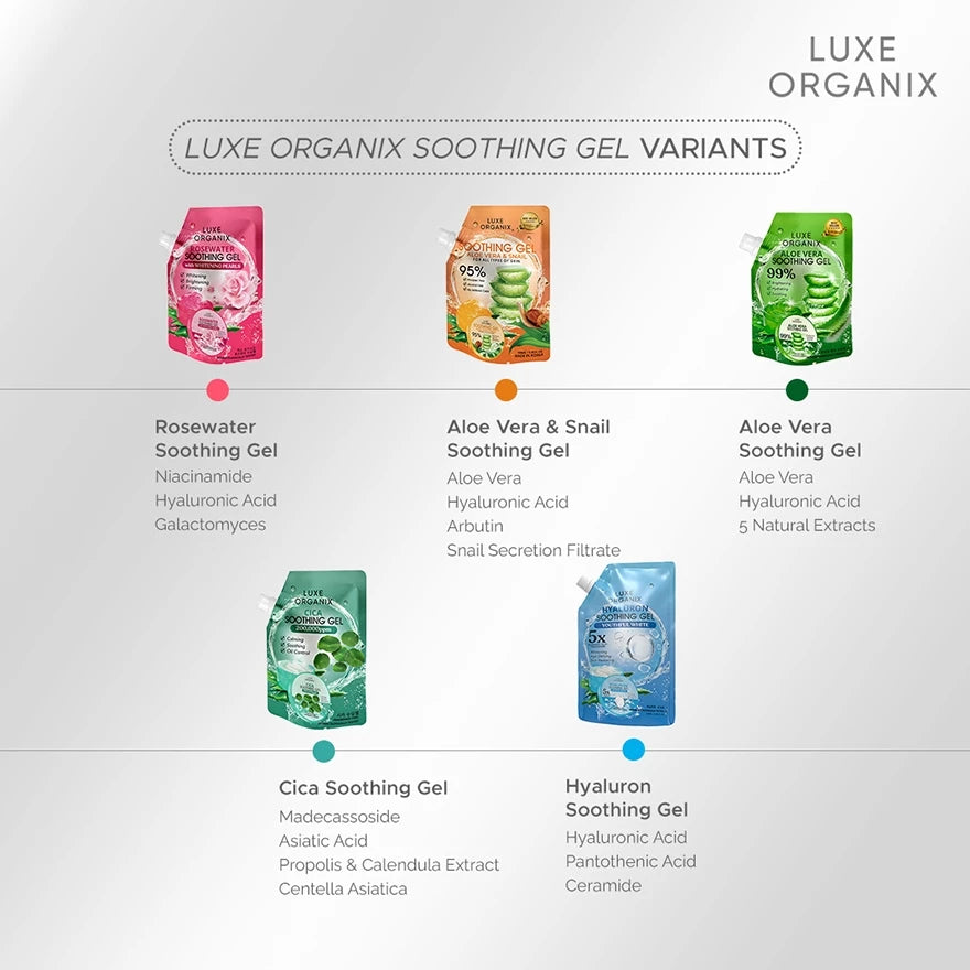 LUXE ORGANIX Rosewater Soothing Gel 100ml
