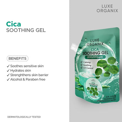 LUXE ORGANIX Cica Soothing Gel 100ml