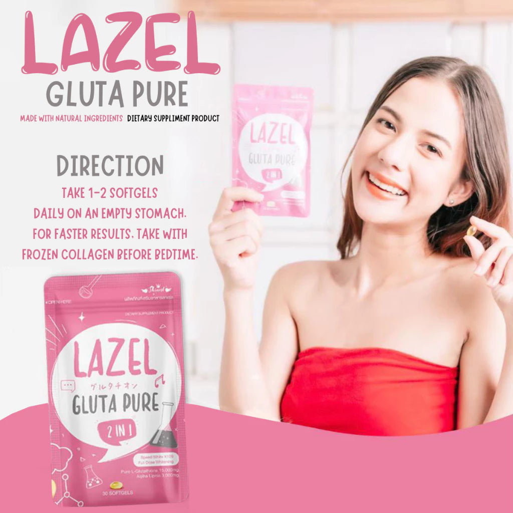 Lazel Gluta Pure 2in1 - 30 softgels