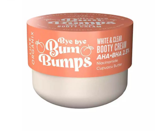 Luxe Organix Bye Bye Bum Bumps White & Clear Booty Cream