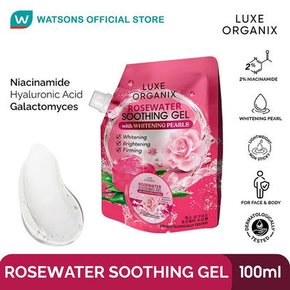 LUXE ORGANIX Rosewater Soothing Gel 100ml