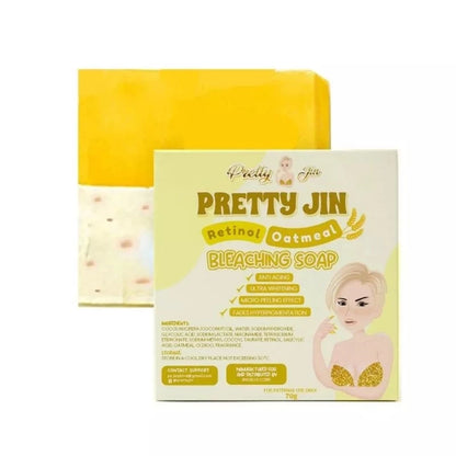 Pretty Jin Retinol Oatmeal bleaching Soap 70g