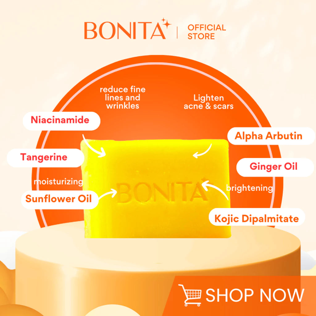 Bonita Sunflower Niacinamide Soap Bar 80G