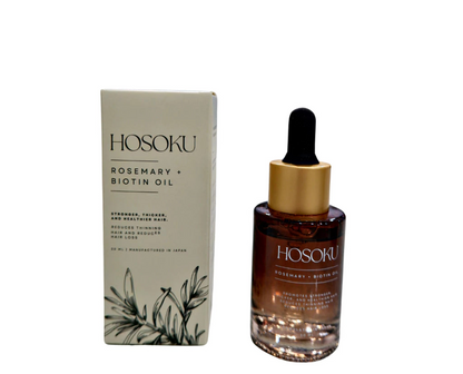HOSOKU Rosemary + Biotin Hair Growth Oil  (30ml)