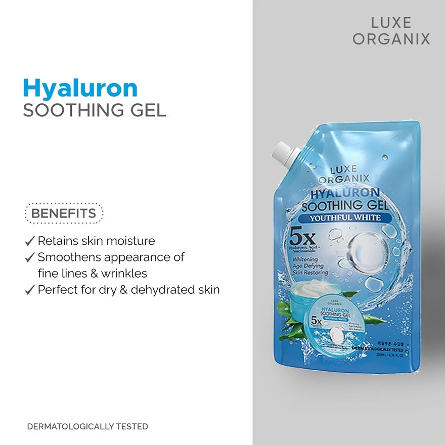 LUXE ORGANIX Hyaluron Soothing Gel 200ml