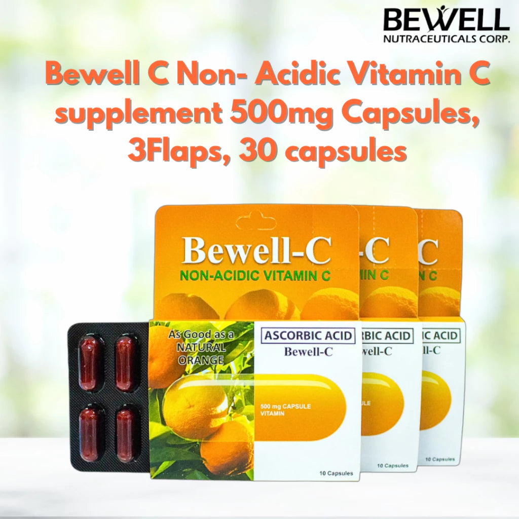 Bewell-C Non- Acidic Vit. C 500mg (30caps)