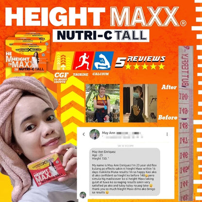 Height Maxx Nutri-C Tall Height Booster Capsules 20 capsules (525mg)