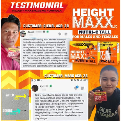 Height Maxx Nutri-C Tall Height Booster Capsules 20 capsules (525mg)