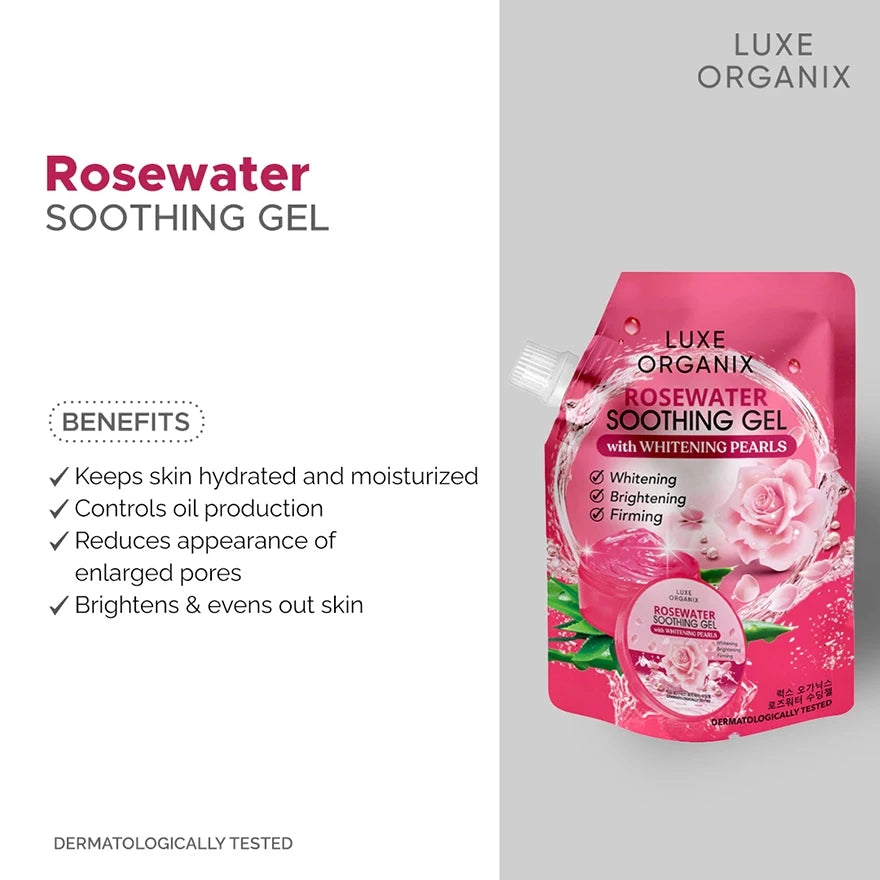 LUXE ORGANIX Rosewater Soothing Gel 100ml