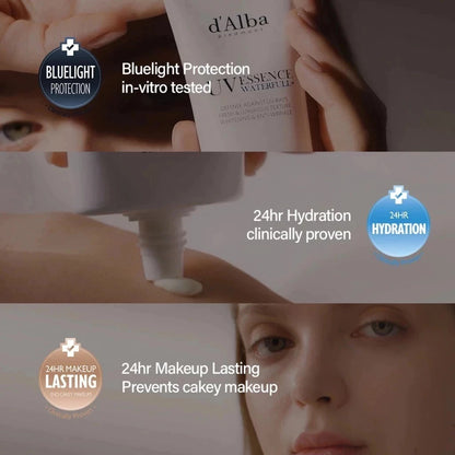 D'Alba UV Essence Tone Up Color Correcting Sunscreen 50ML