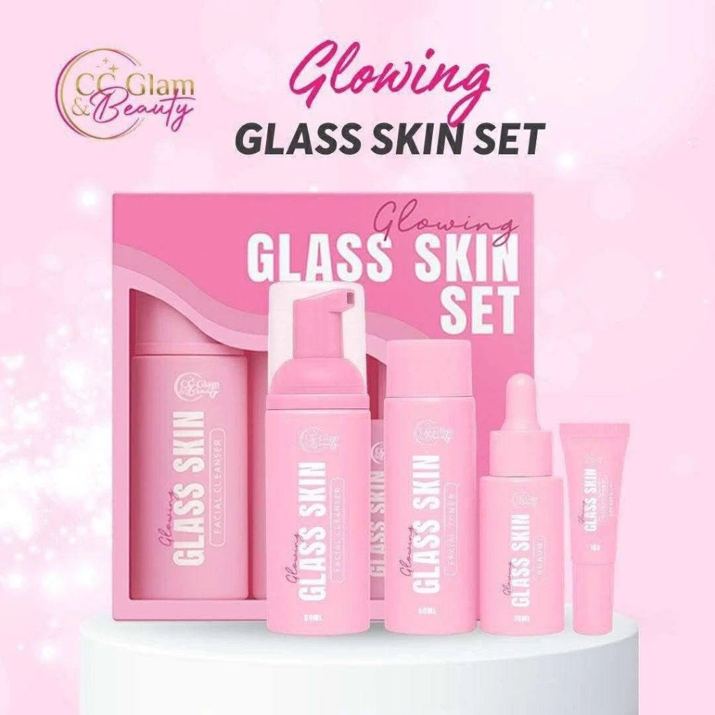 CC GLAM & BEAUTY Glowing Glass Skin Set 4 in 1