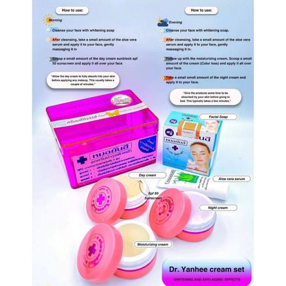 Dr Yanhee Facial Set (Whitening Pink)