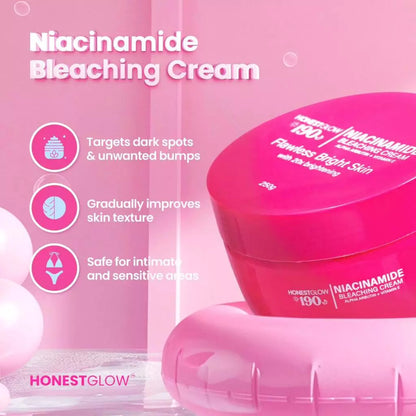 Honest Glow 190 Niacinamide Bleaching Cream 250g