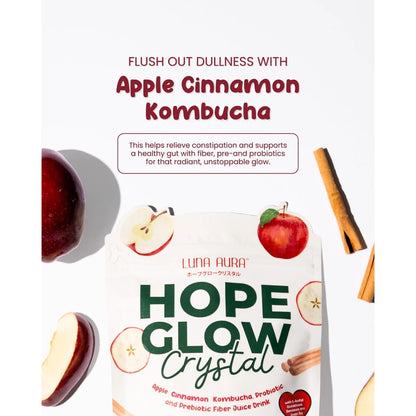 Hope Glow LUNA AURA Apple Cinnamon Kombucha Juice 10's