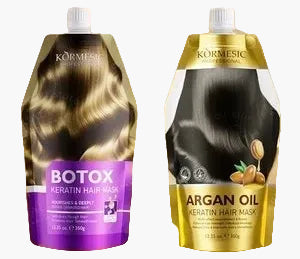 Kormesic Combo of Argan Oil Keratin Hair Mask + Botox 350g