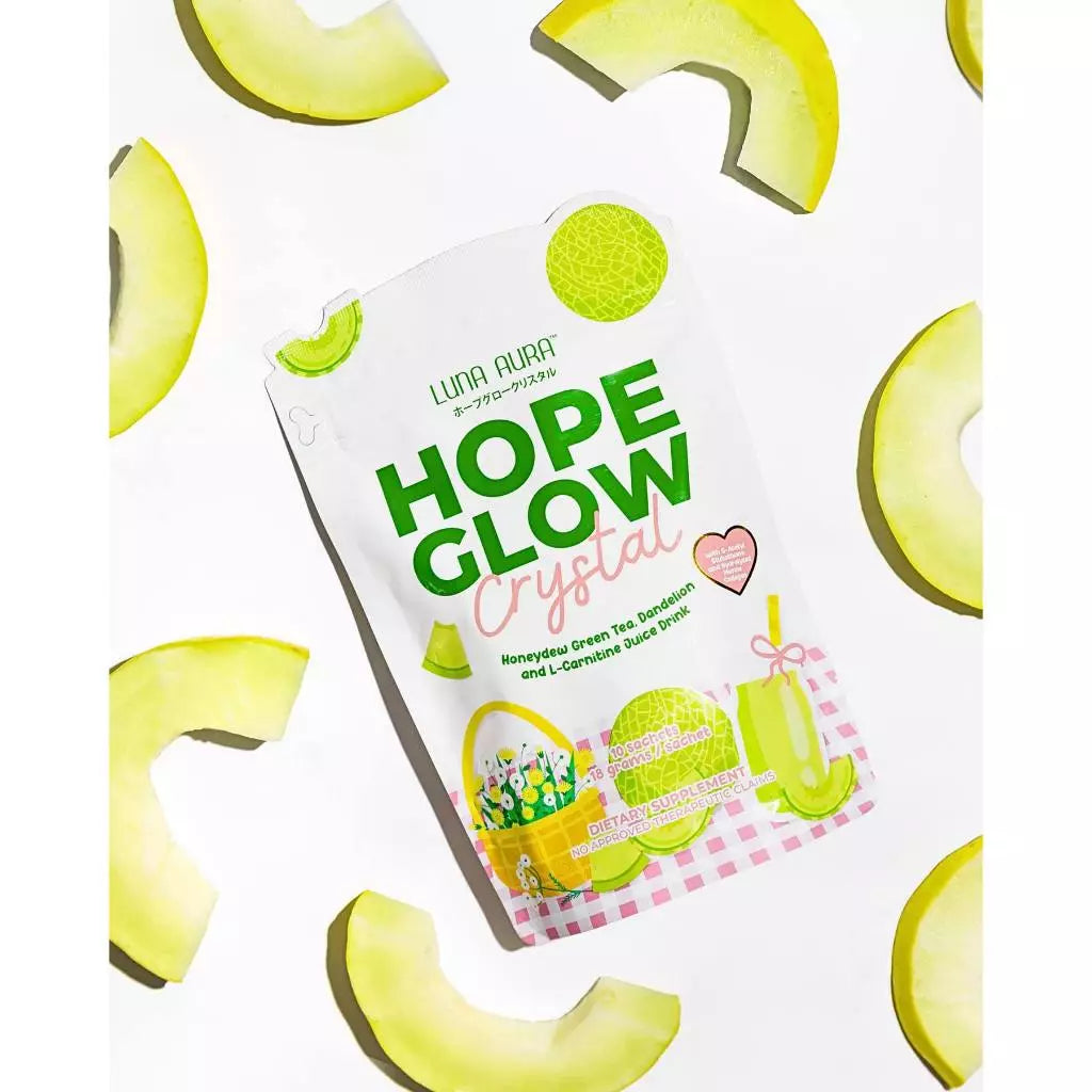 Hope Glow LUNA AURA Honey Dew Green Tea Juice 10's