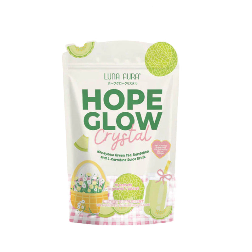 Hope Glow LUNA AURA Honey Dew Green Tea Juice 10's