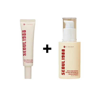 COMBO OF K-SECRET SEOUL 1988 Anti-Aging & Wrinkle Care Eye & Face Cream (30ml)