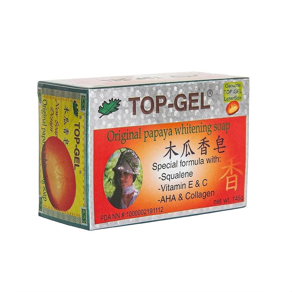 TOP-GEL Original Papaya Whitening Soap 145g