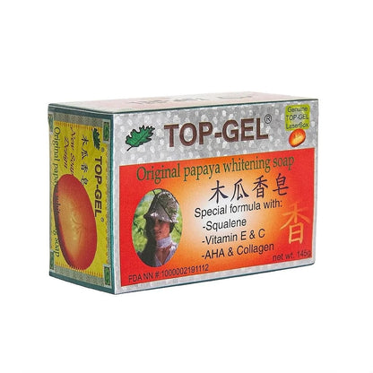 TOP-GEL Original Papaya Whitening Soap 145g