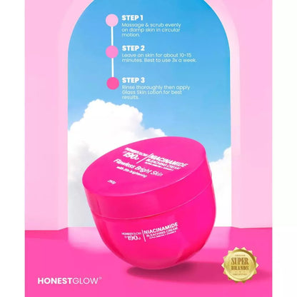 Honest Glow 190 Niacinamide Bleaching Cream 250g