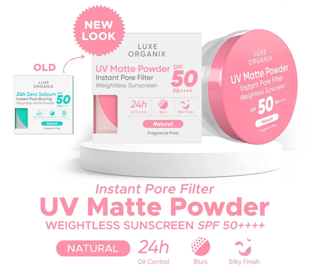 LUXE ORGANIX UV Matte Translucent Powder 15g