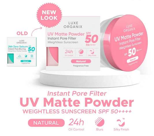 LUXE ORGANIX UV Matte Translucent Powder 15g