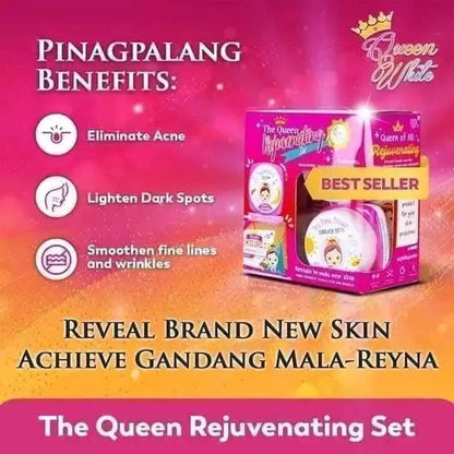 The Queen White Rejuvenating 4in1 Facial Set