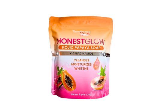 Honest Glow Kojic Papaya Soap 5pcs x 70g