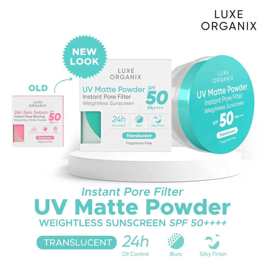 LUXE ORGANIX UV Matte Translucent Powder 15g
