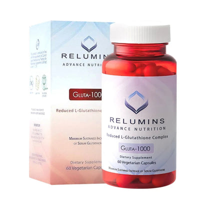 Relumins L-Glutathione Complex 1000mg – 60 Vegetarian Capsules