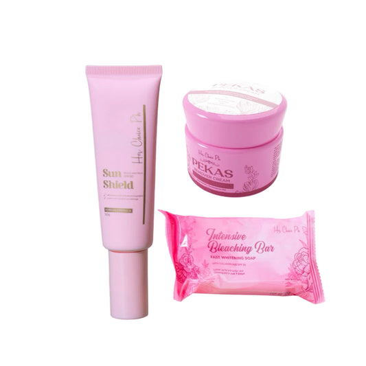 HER CHOICE PH Melasma Remover Set (1 IBB, 1 Pekas Remover Cream, 1 Sunshield)