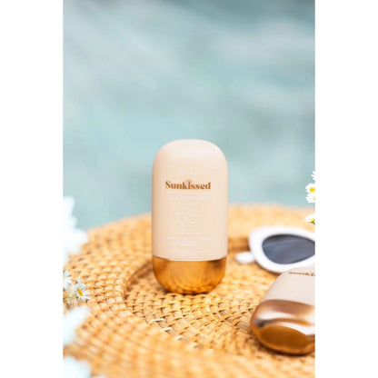 BAREFACED Light Tinted Shade Sunscreen UVA UVB Sun Protect Whitening SPF 50