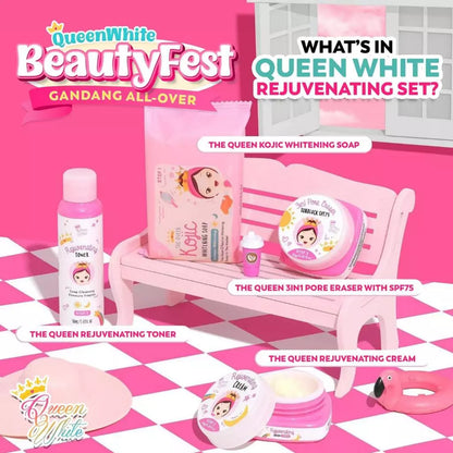The Queen White Rejuvenating 4in1 Facial Set