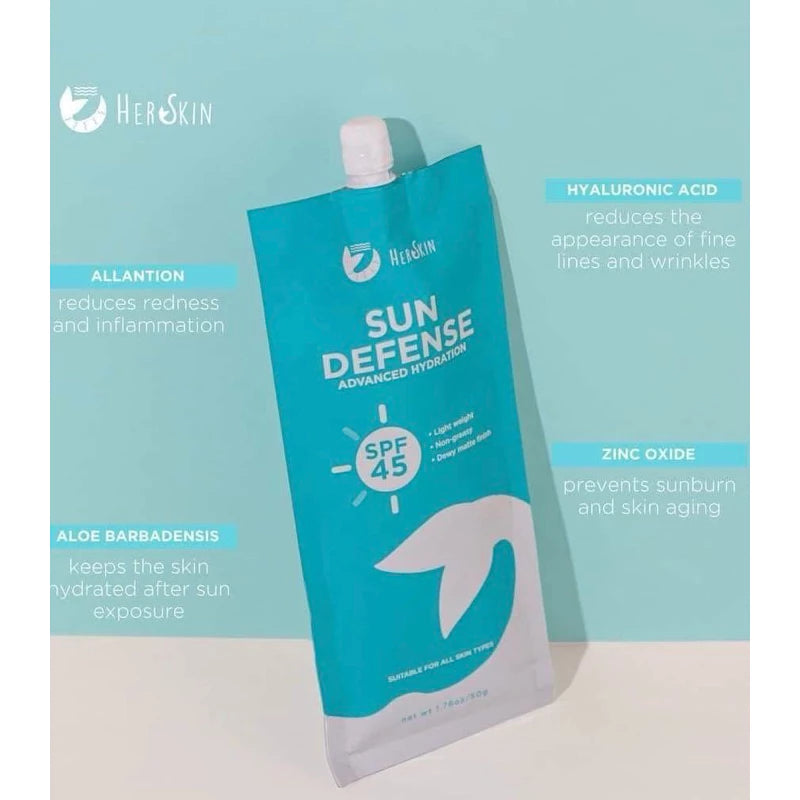 Her Skin Sun defense spf45 sunscreen 50g