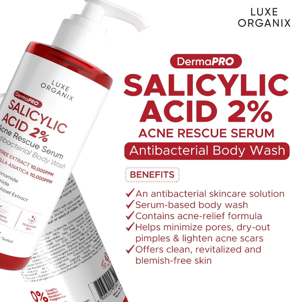 Luxe Organix Salicylic Acid Body Wash 500ml