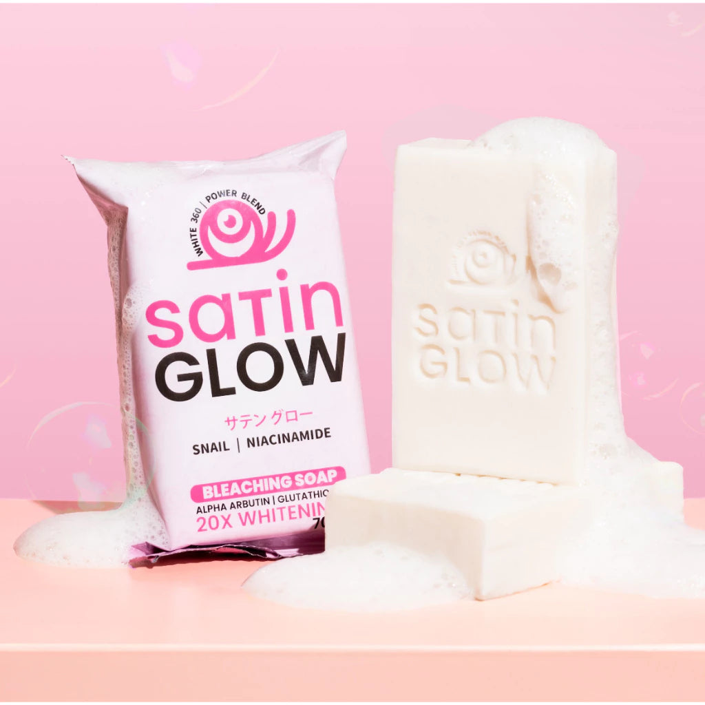 SATIN GLOW WHITENING BLEACHING SOAP - 70g