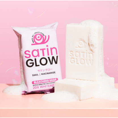 SATIN GLOW WHITENING BLEACHING SOAP - 70g