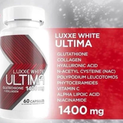 Luxxe White Ultima Glutathione + Collagen - 60capsules