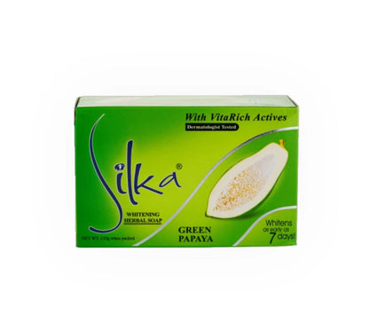 Silka Whitening Herbal Soap - Green Papaya 135g