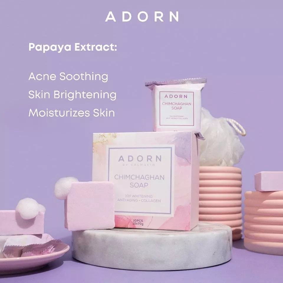 Adorn Chimchanghan Soap 10x Whitening Brightening Bar 70g