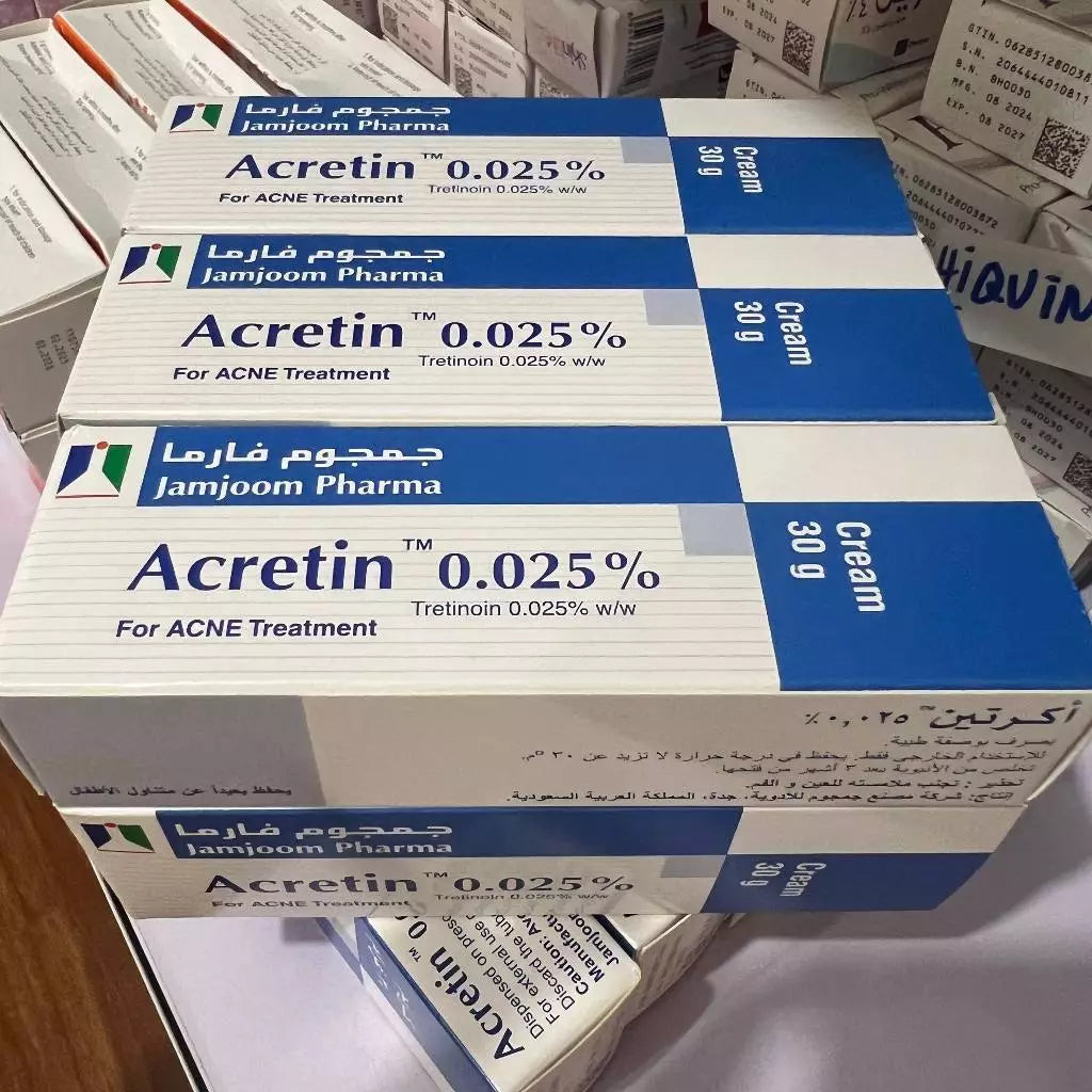 Acre-etin 0.025 for Acne Treatment, Dark Spots, Fine, Wrinkles, SKIN TEXTURE