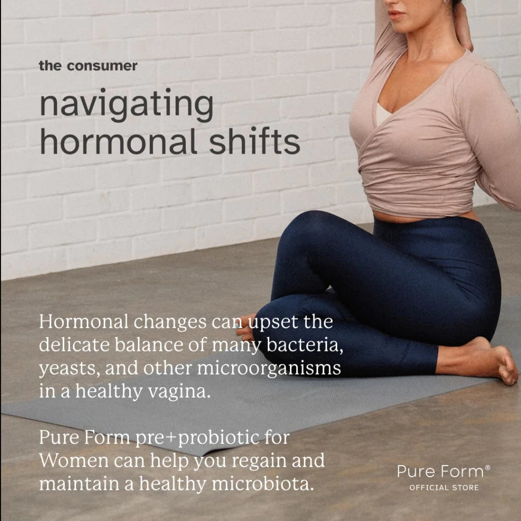 (PRE-ORDER 1-2weeks) Pure Form Pre + Probiotic for Women | 50 Billion CFU - 90 Caps