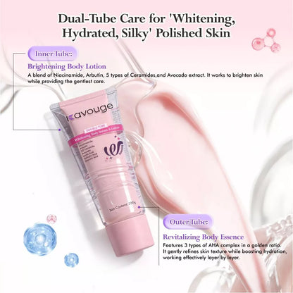 Kavouge Double Tube Whitening Lotion Serum 200g