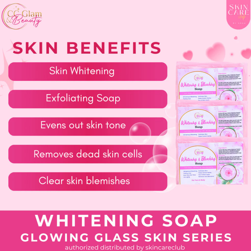 Luminous GlutaBleach Lotion 250ml + 3 Bars Soap 70g