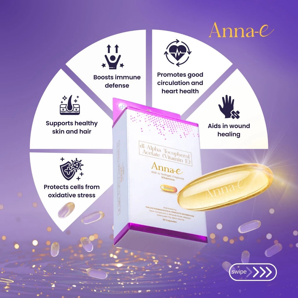 ANNA E Vitamin E 400 IU 30 Softgel Caps