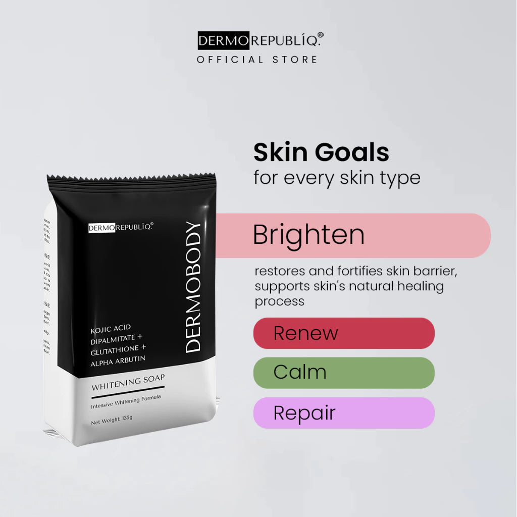 DermoBody Kojic Acid Dipalmitate + Glutathione + Alpha Arbutin Whitening Soap