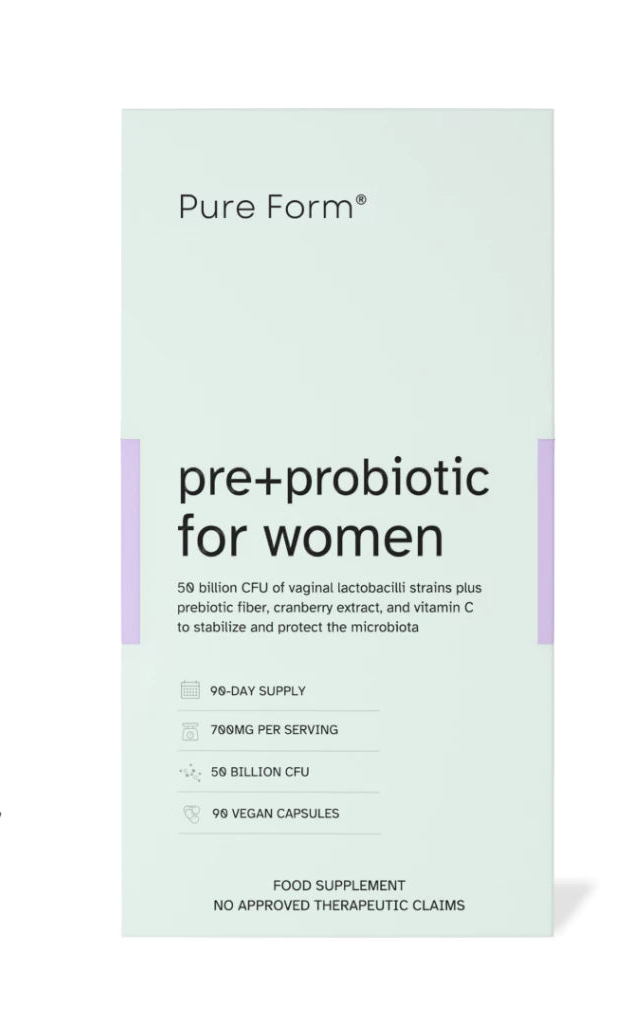 (PRE-ORDER 1-2weeks) Pure Form Pre + Probiotic for Women | 50 Billion CFU - 90 Caps