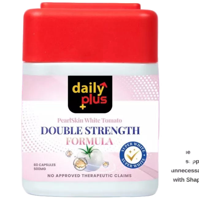 Daily Plus PearlSkin White Tomato Double Strength Formula 60caps